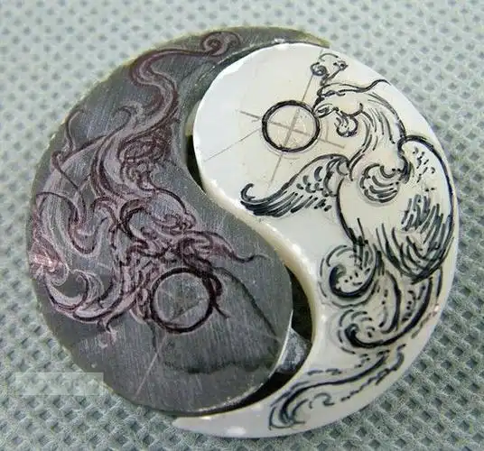 玉缘社区 玉缘阁玉雕厂 玉缘茶馆 创意设计作品追踪——太极龙凤呈祥