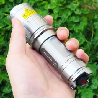 sanjicha变焦强光手电筒充电便携超亮远射小型户外家用防水多功能led