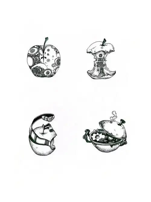 图形创意苹果的联想