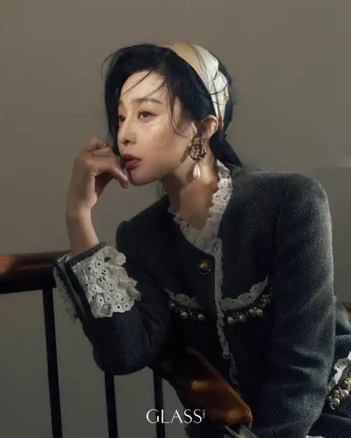 范冰冰glass八月刊封面##范冰冰复古造型大片