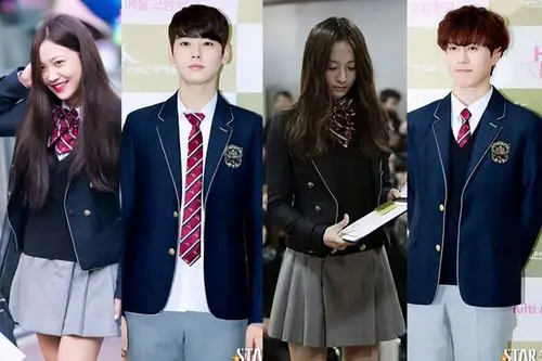 韩国校服韩版校服图片大全