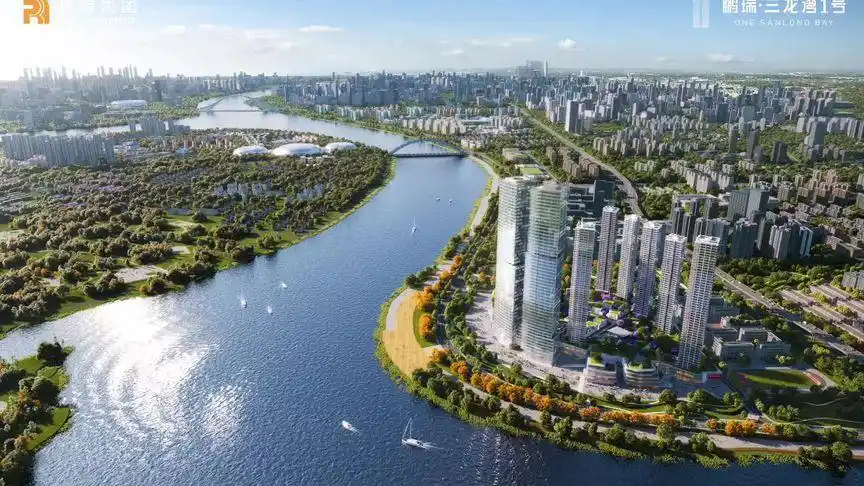 玉带环腰,风水宝地.好景观不一定好风水