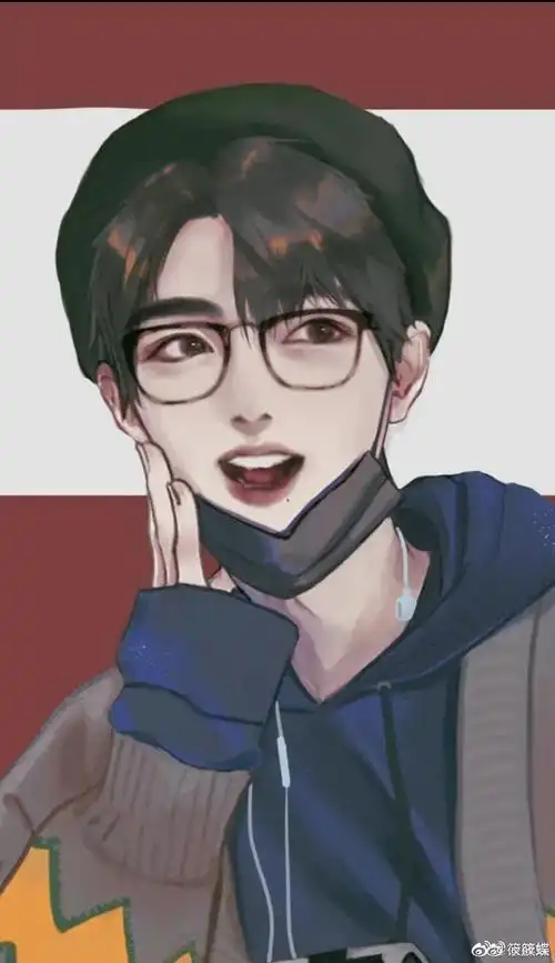 漫画中走出的男生肖战