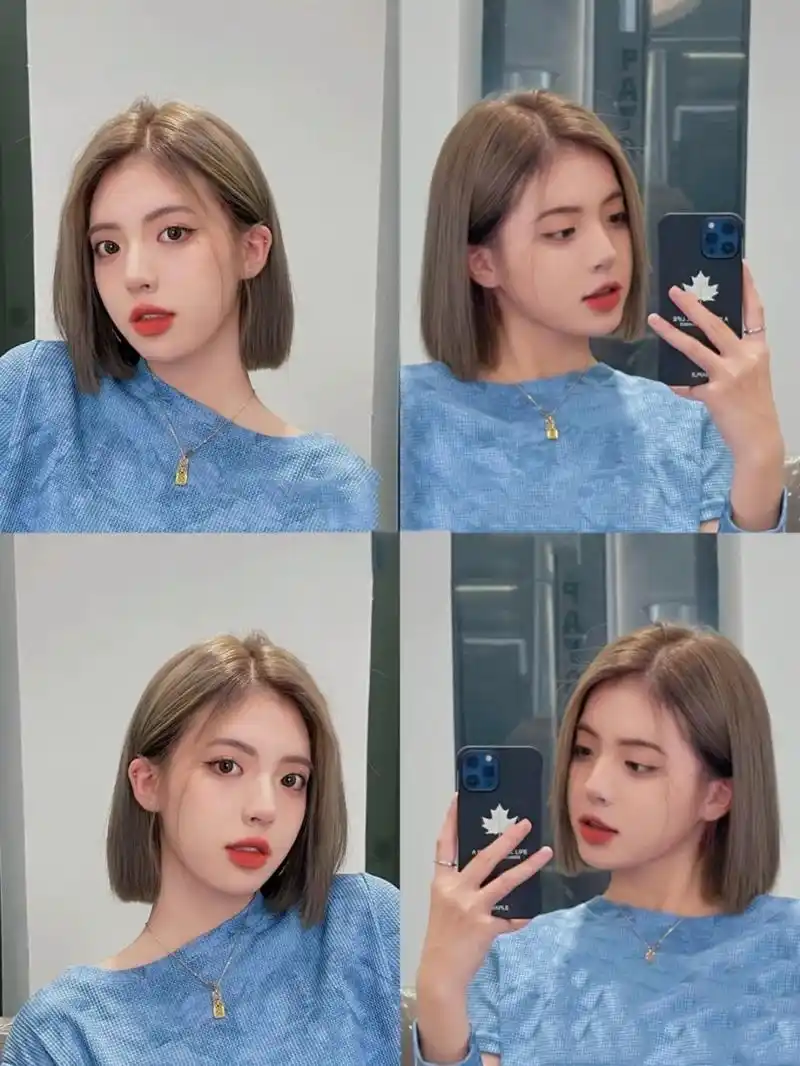 姐妹们,烫这种短发一定要拉直吗 姐妹们,烫这种短发一定要拉直吗,会不