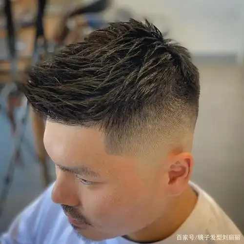 就像这种两侧推短的发型,一看就很干净整洁,剪完整个人都会精神很多.