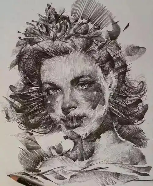 k绘画作品|勾勒|素描作品|艺术作品_网易订阅