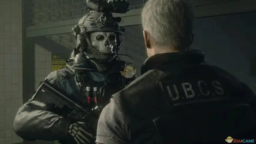 《生化危机3:重制版》卡洛斯使命召唤19幽灵外观mod