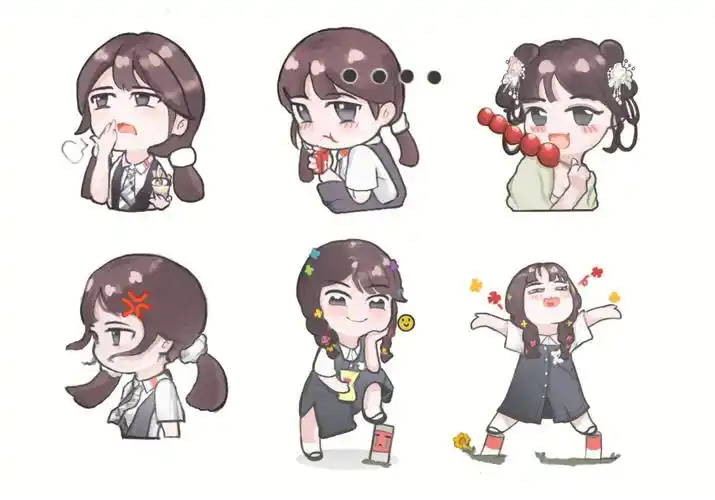 琪琪琪有此理q版表情包第一组