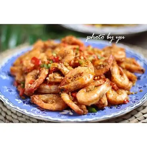 丫片鱼做过蒜蓉椒盐虾#午餐612017年8月13日##家常菜##点滴生活#脆