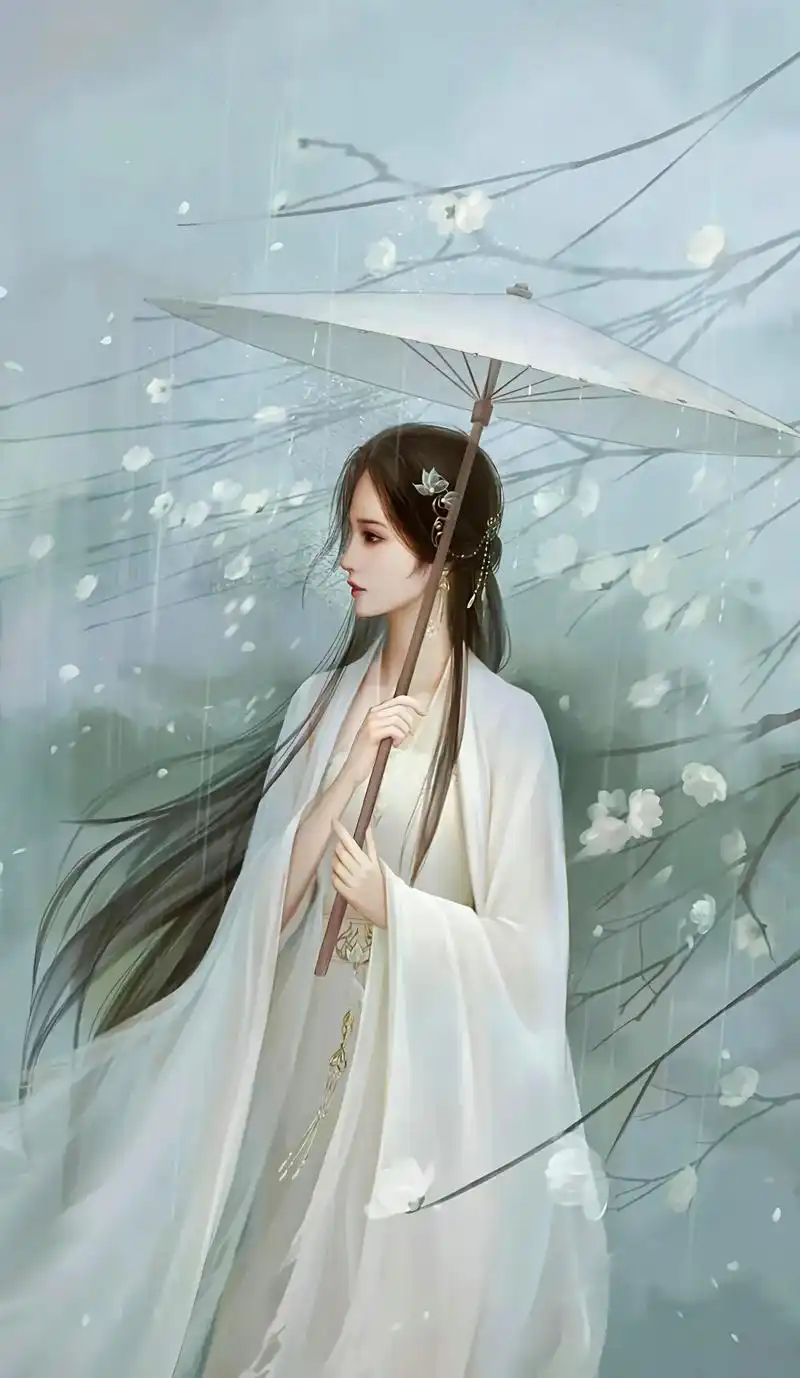 古风诗词 古风美女手绘 绝绝子