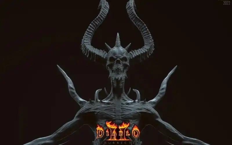 叶林作品暗黑破坏神diablo2墨菲斯托模型