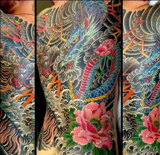 八款男性大胆的满背大面积彩色纹身图案(2) - 纹身秀