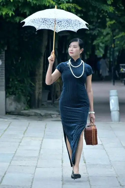 十香园旗袍人像作品～杨郁摄.