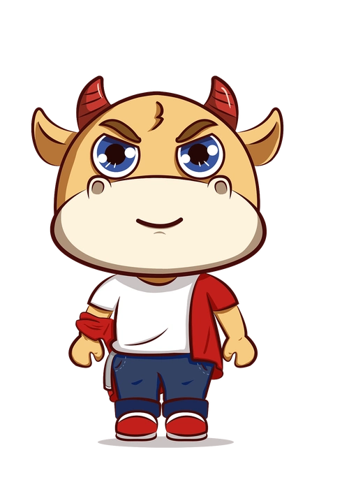 牛ip形象设定 表情包|插画|商业插画|sunjoan - 原创作品 - 站酷