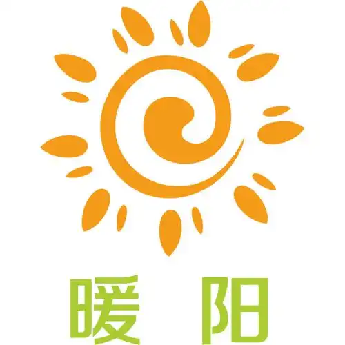 黄岛暖阳医院logo设计-向日葵 创意设计 简约大气-狂人设计