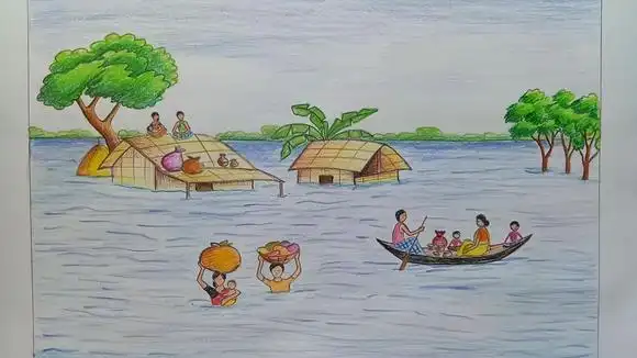 如何一步一步画洪水风景-教育视频-搜狐视频