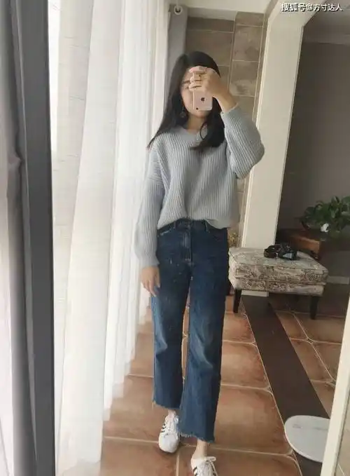 矮个子女生的穿搭清新舒适有气质158cm搭配出165cm的视觉效果