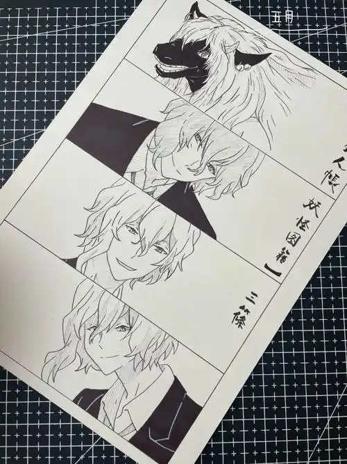 夏目友人帐妖怪图鉴三筱人形好帅