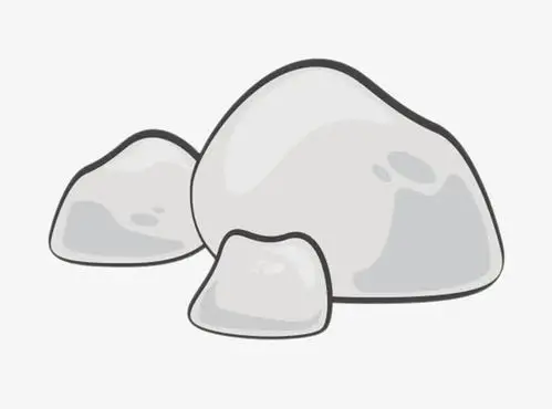 卡通手绘石子