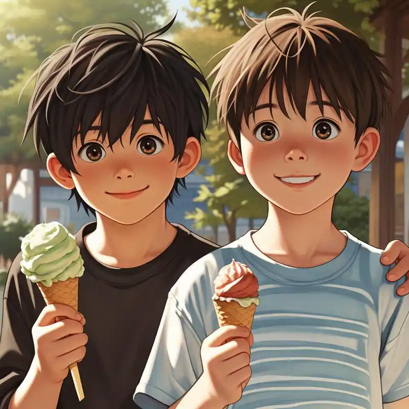 这次给大家带来一组超级可爱的两个小男孩头像,他们笑容灿烂,眼神中