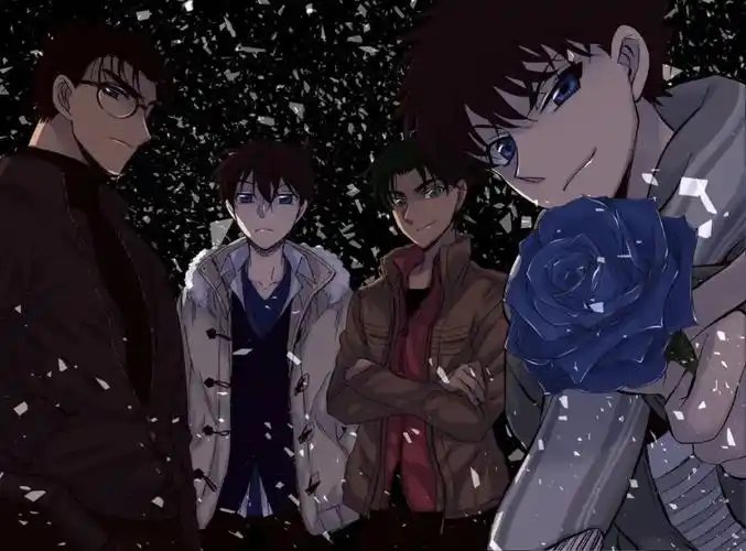 柯南男神团黑羽快斗工藤新一白马探服部平次京极真赤井秀一安室透六月