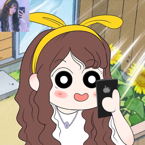 手绘蜡笔小新风格头像卡通可爱搞怪画情侣q版约稿画抖音同款定制