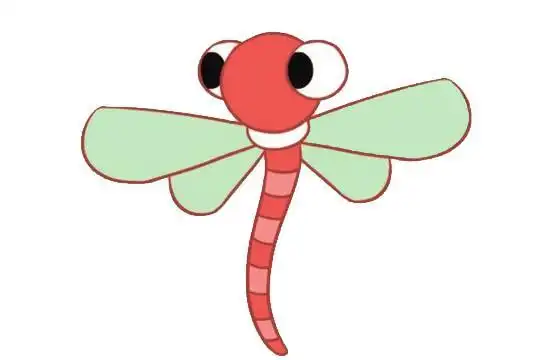 卡通蜻蜓简笔画步骤及蜻蜓图片大全