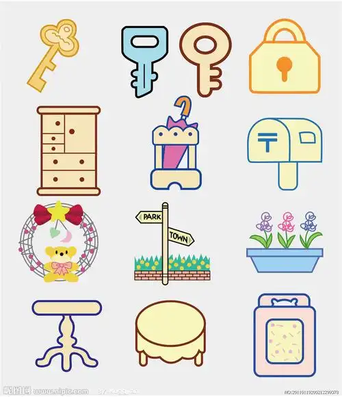 卡通物品矢量图__生活用品_生活百科_矢量图库_昵图网nipic.com