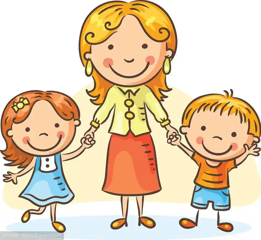 有两个孩子的母亲