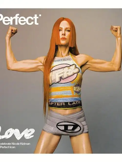 55岁的妮可基德曼这个肌肉很绝