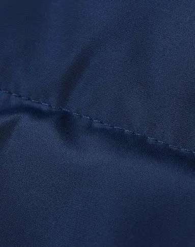 amh藏蓝色修身纯色羽绒服