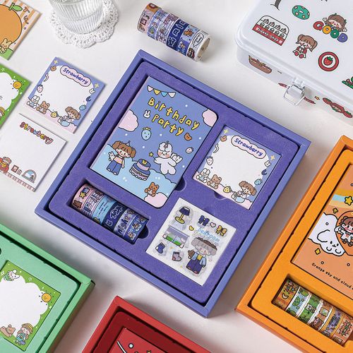 网红笔记本a5套装小仙女少女心手帐本硬面抄手笔记本