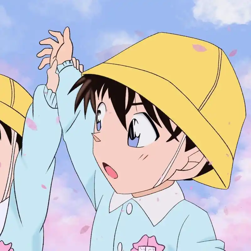 名侦探柯南头像 新兰2(下) 还在幼儿园的新一和小兰,可可爱爱 动漫