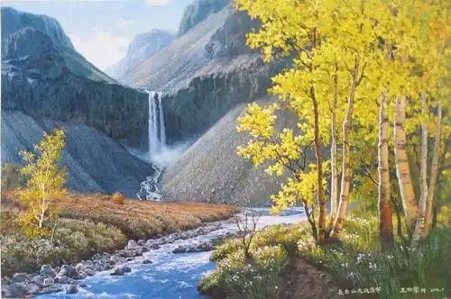 收藏   分享 作品详情 作品名称 长白山天池瀑布 作品分类 油画 作品