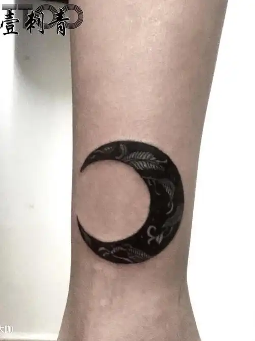 月亮_纹身图案手稿图片_一拳的纹身作品集