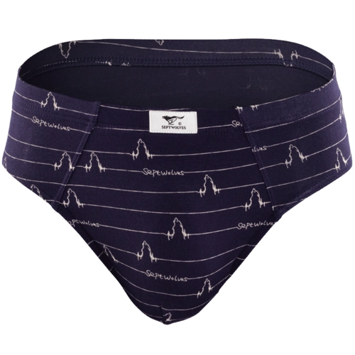 七匹狼男士内裤三角裤男透气冰丝短裤青中年中腰性感三角内裤男土