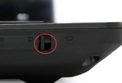 联想y470笔记本电脑前立面开关是啥?