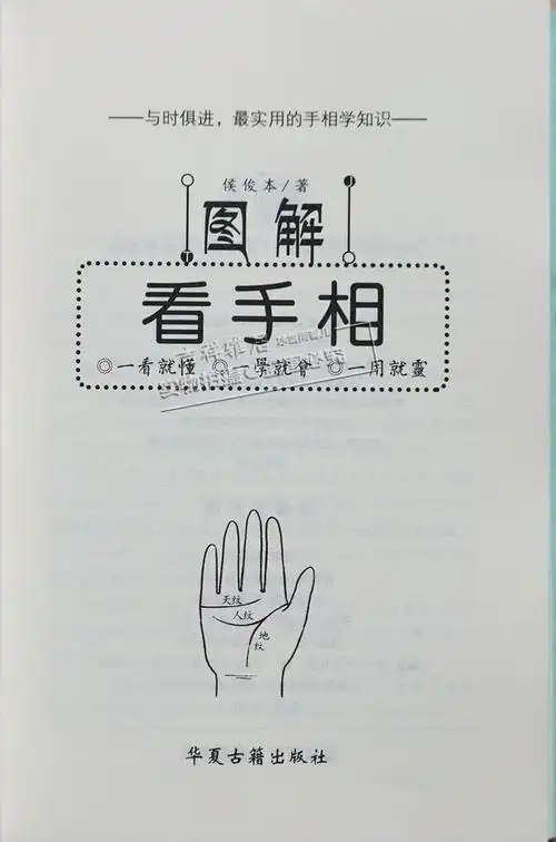 图解看手相掌纹看面相看五官的书相法过三关周易相学入门书籍风水大全