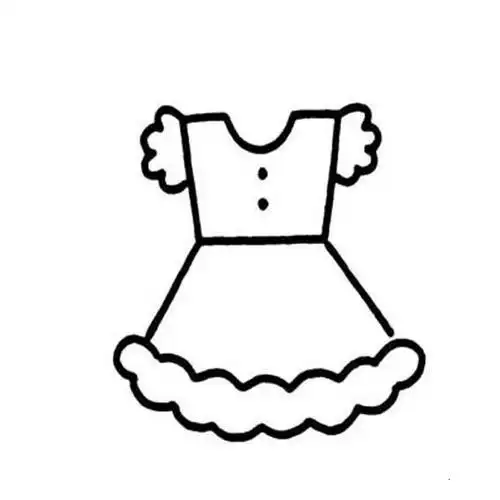 简笔画服饰欣赏