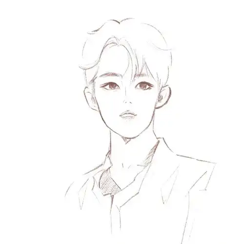 肖战 #速写 #人物