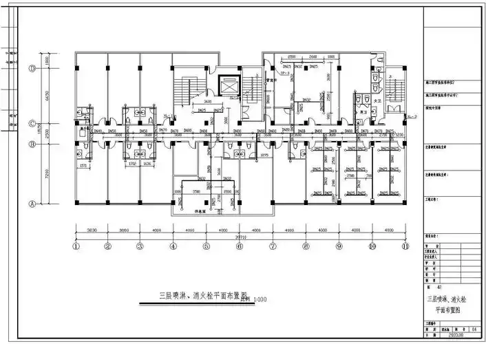 五星级酒店消防系统图纸