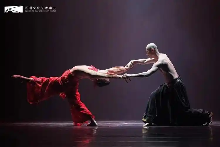 杨丽萍舞蹈作品十面埋伏在深圳光明文化艺术中心上演