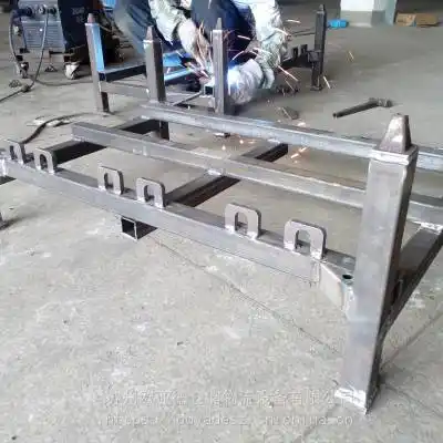 欧亚德研发设计新能源汽车电池运输架 方管焊接金属架子