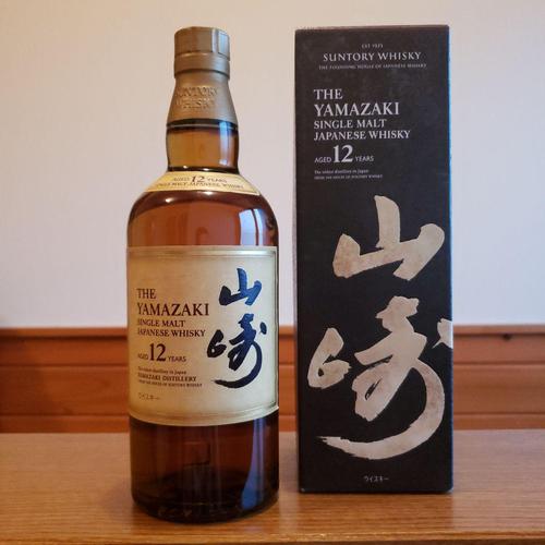 正品#日本进口suntory yamazaki山崎12年单一麦芽威士忌洋酒700ml