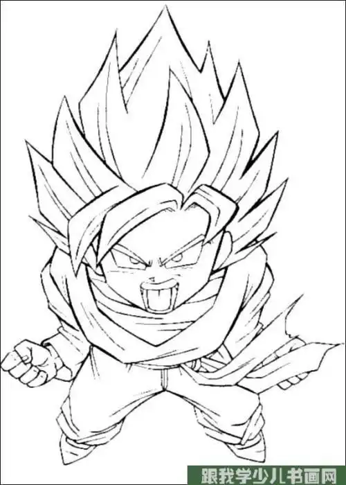 火柴人七龙珠简笔画