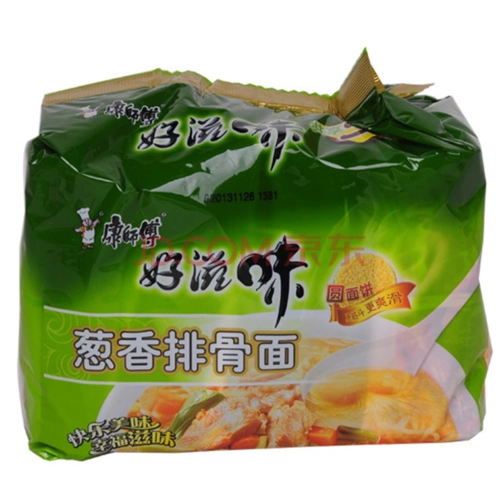 康师傅好滋味葱香排骨五包入 96g*5