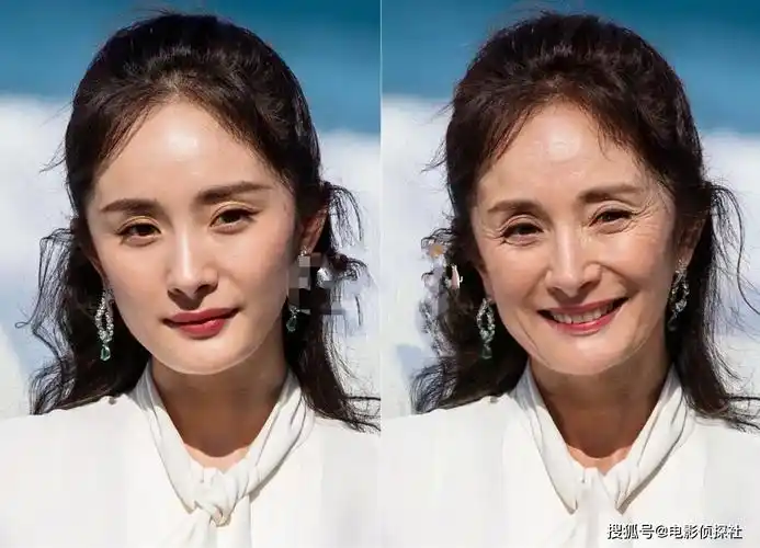 女明星30年后对比照:杨幂慈祥,刘诗诗优雅,杨颖显年轻_唐嫣