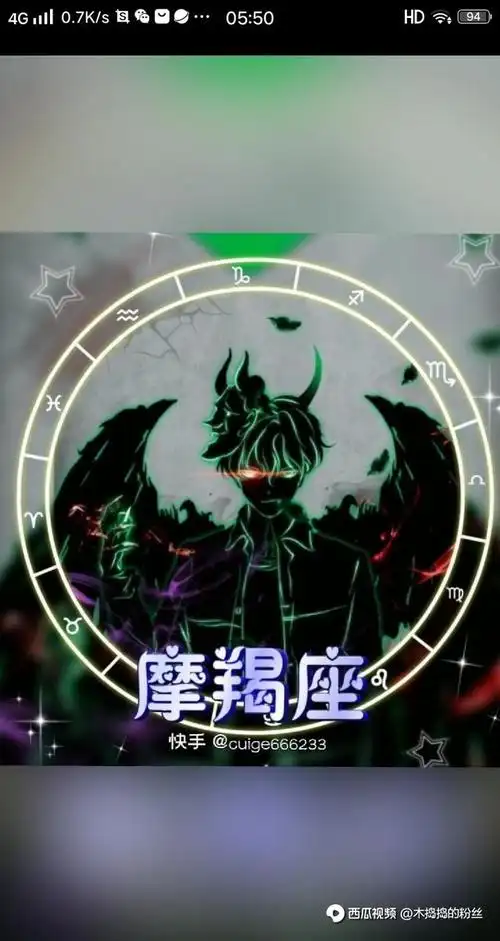 十二星座恶魔头像