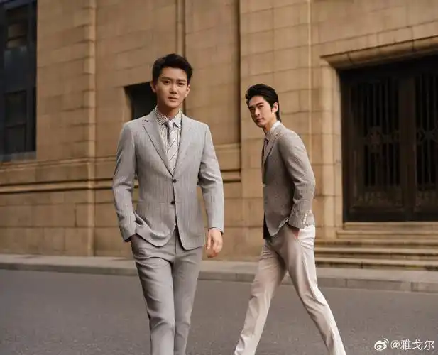 雅戈尔2024春夏大片##少年与先生##雅戈尔品牌代言人熊梓淇