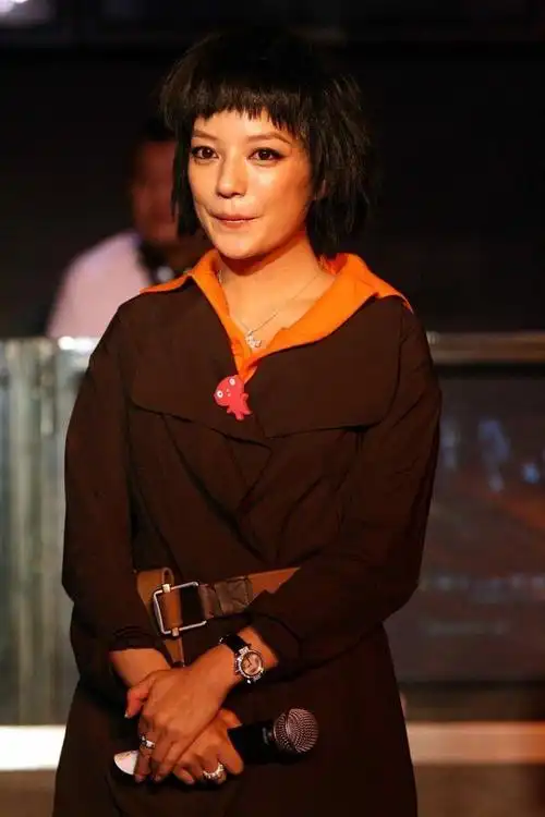 赵薇的发型真够突破的,和她的"村妇"造型还挺配,但有点显老|短发|齐